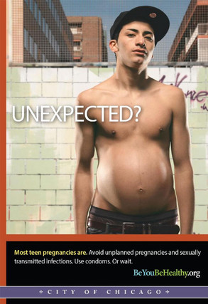 Healthy Chicago Ad, Pregnant Boy Healthy Chicago Ad, Pregnant Boy